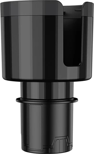 APWIKOGER Auto-Getränkehalter mit verstellbarer Basis und rutschfestem Design in Schwarz - Bild 1