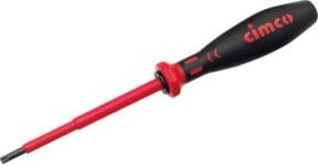 Cimco VDE-Schraubendreher Torx T20 mit 100 mm Schaft in Schwarz-Rot-Transparent - Bild 1