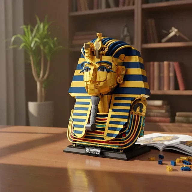 HUATEC Ägyptisches Pharao Goldene Maske, Baukasten - Bild 1