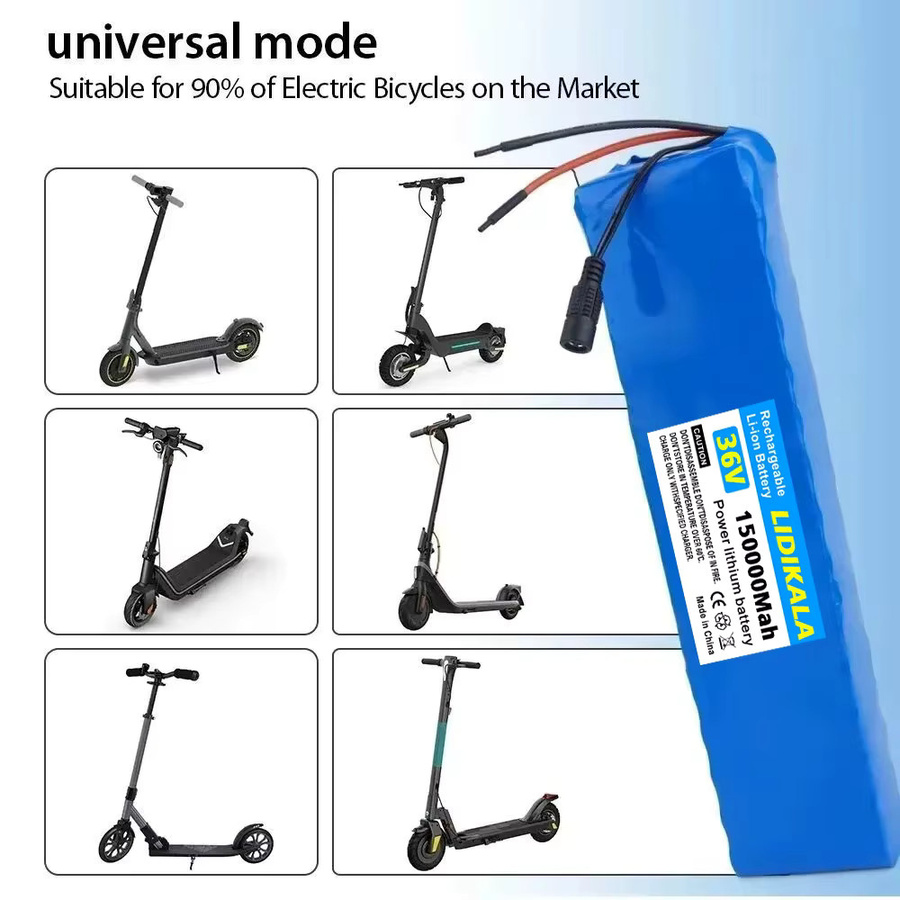 10S3P 36V 150000mAh Lithium-Ionen Akku für M365 Elektroroller in Blau - Bild 3