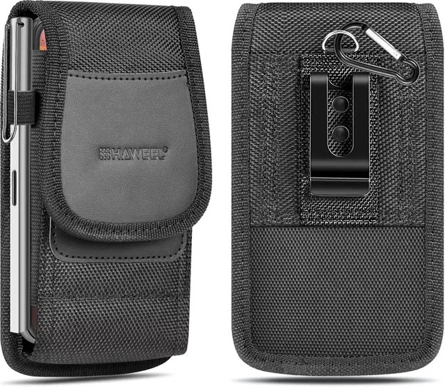 Multifunktionale Handy-Gürteltasche aus Nylon von PULUZ in Schwarz für iPhone, Samsung und andere Smartphones (4 bis 6,5 Zoll) - Bild 1