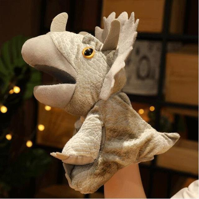 BC Pet Supplies Dinosaurier Plüsch Handpuppen, ab 6 Jahren, 1-teiliges Set - Bild 1