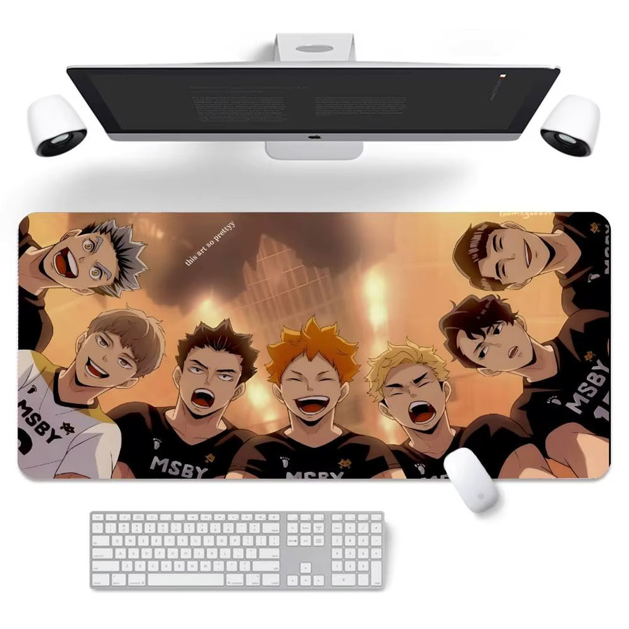 V-Volleyball B-Boy Gaming Deskmat Sakura Anime Mauspad in Multicolour - Bild 7