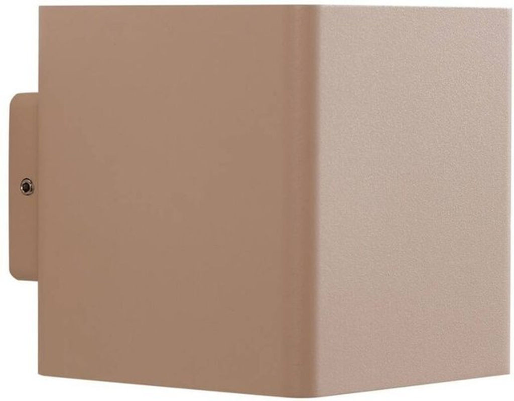 Lucande LED Außenwandleuchte Aaron Beige Up Down Beleuchtung aus Aluminium IP54 - Bild 1