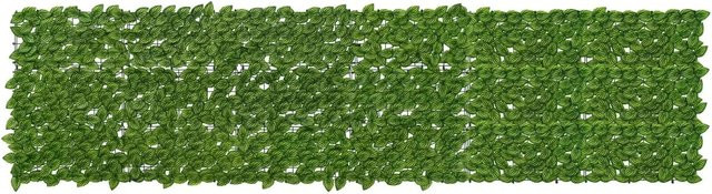 vidaXL Balkonsichtschutz als künstliche Hecke in Grün und Gelb, Breite: 300 cm, Höhe: 75 cm - Bild 1