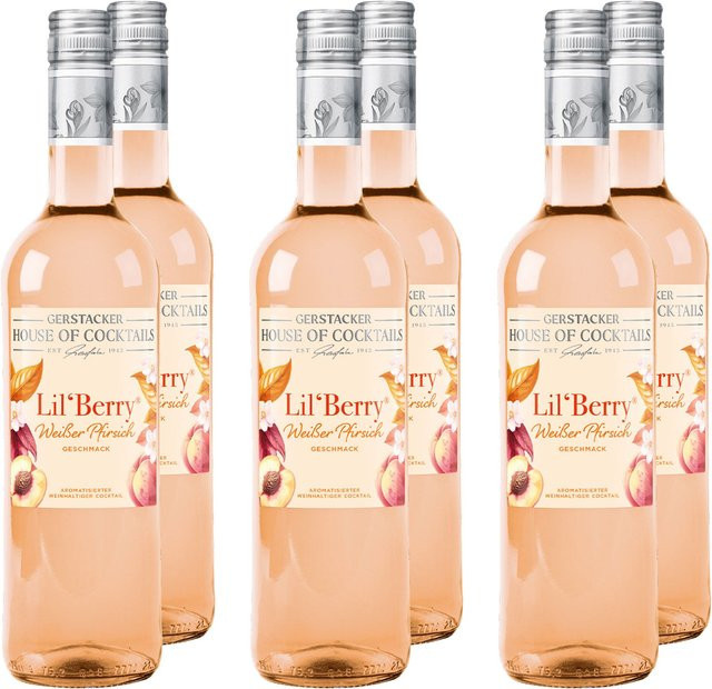 Gerstacker Lil’ Berry Weißer Pfirsich 6 x 0,75 l - Bild 1