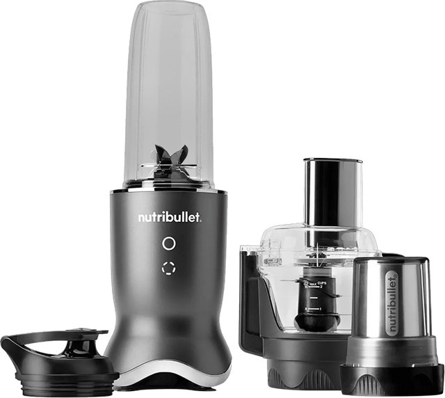 nutribullet Ultra Plus+ Compact Kitchen Blender in Anthrazit und Grau mit 1200 W - Bild 1