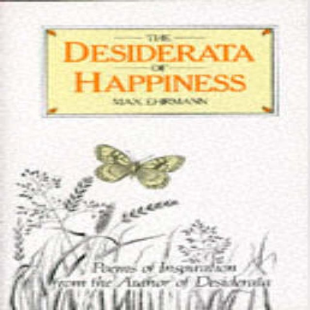 Die Desiderata des Glücks von Max Ehrmann, Hardcover - Bild 1