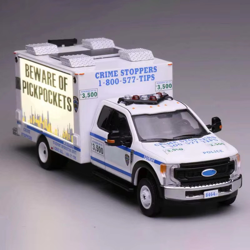 WELLY F550 Super Duty Polizeifahrzeug, Modell, 1:64, Metall - Bild 2