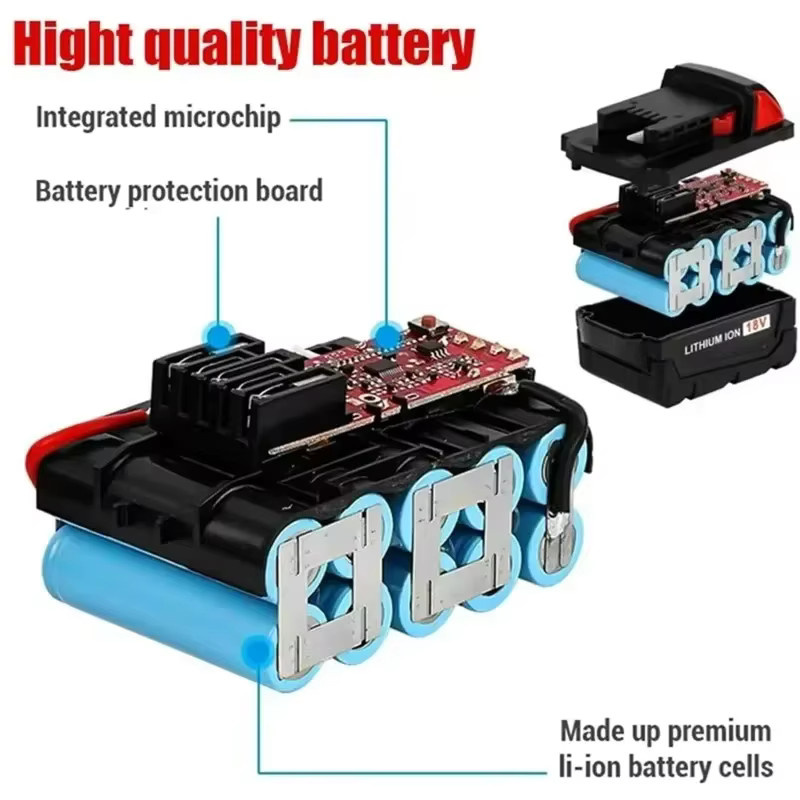 Milwaukee M18B5 Li-Ion Akku 18 V 6000 mAh für M18 Elektrowerkzeuge 48-11-1860 - Bild 4