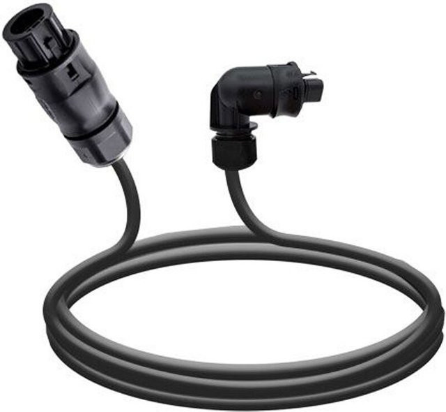 selfPV PV Anschlusskabel mit Batterie-Kupplung und Wieland-Stecker, Schwarz, 10 Meter - Bild 1