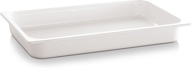 APS GN 1/1 Behälter ECO LINE aus Melamin in Weiß, Volumen: 7,1 l, B/T/H: 32,5 x 53 x 6,5 cm - Bild 1