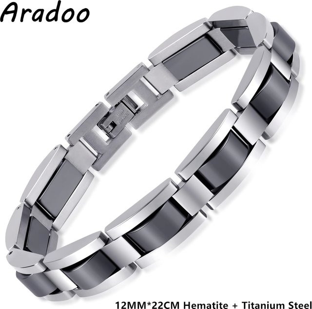 ARADOO Armband Edelstahl, Magnetisch, Herren - Bild 1