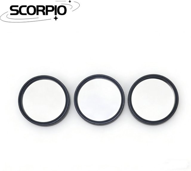 Scorpio Astro 2 Zoll SHO SII3nm Ha3nm OIII3nm Schmalbandfilter für astronomische Mono-CCD, CMOS und modifizierte DSLR-Bildgebung in Schwarz - Bild 1