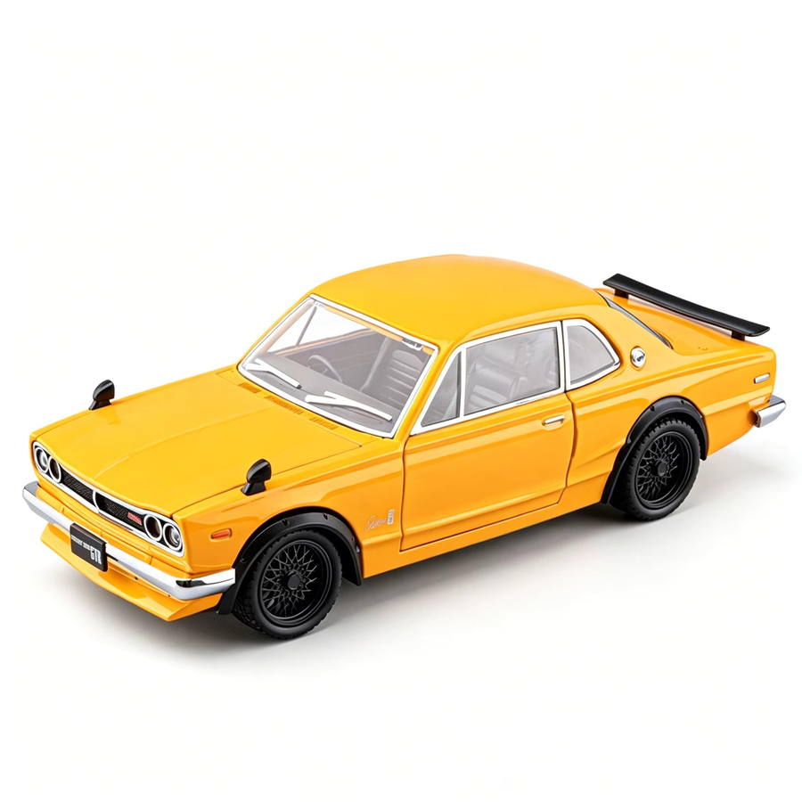 caipo Skyline GT-R Sportwagen-Modell Spielzeugauto, 1:22 Maßstab, Metall, mit Licht und Sound - Bild 6