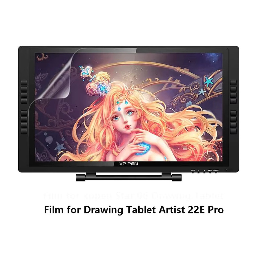 XPPen Schutzfolie für Artist 22E Pro Zeichenmonitor mit papierähnlichem Gefühl, transparent - Bild 5