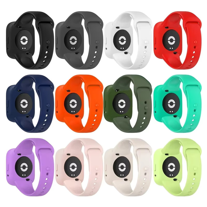 CAOWTAN Uhrenarmband Silikon, Weiß, Unisex, für Redmi Watch 3 Active - Bild 2