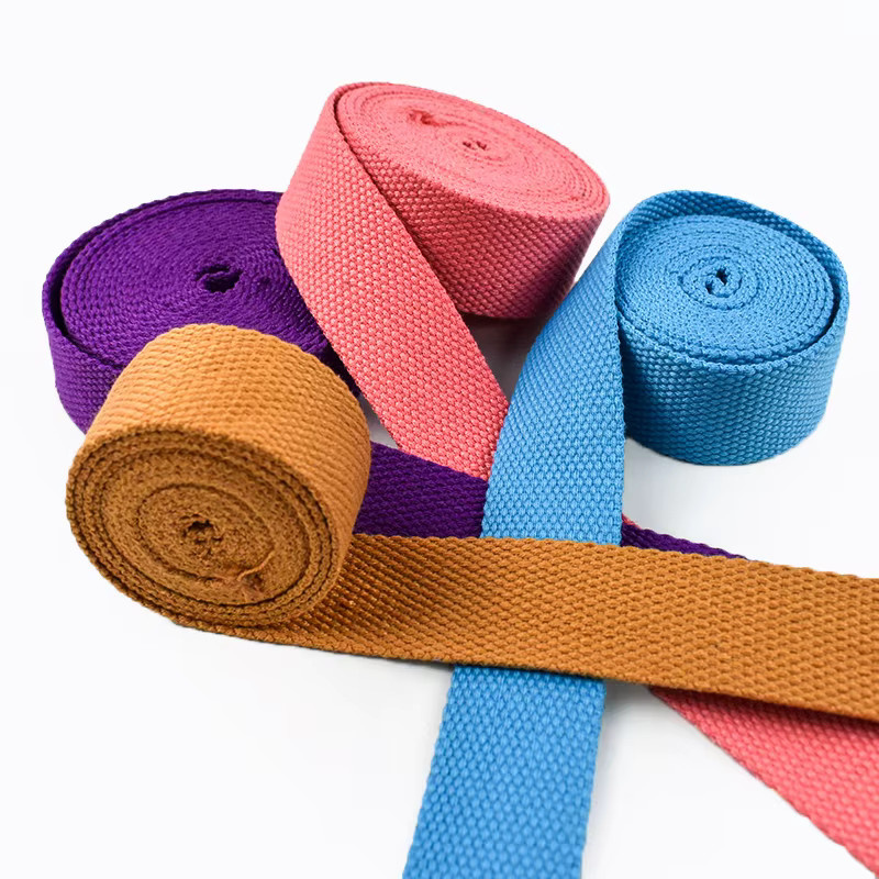 Meetee Baumwoll-Gurtband in Blau und Mehrfarbig, 8 Meter Nähzubehör für Taschen, Schulterriemen und Dekoration - Bild 4