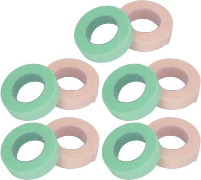 Beautyyy Wimpernverlängerungsband Micropore, 10 Rollen, 0,5 Zoll, Blau - Bild 1