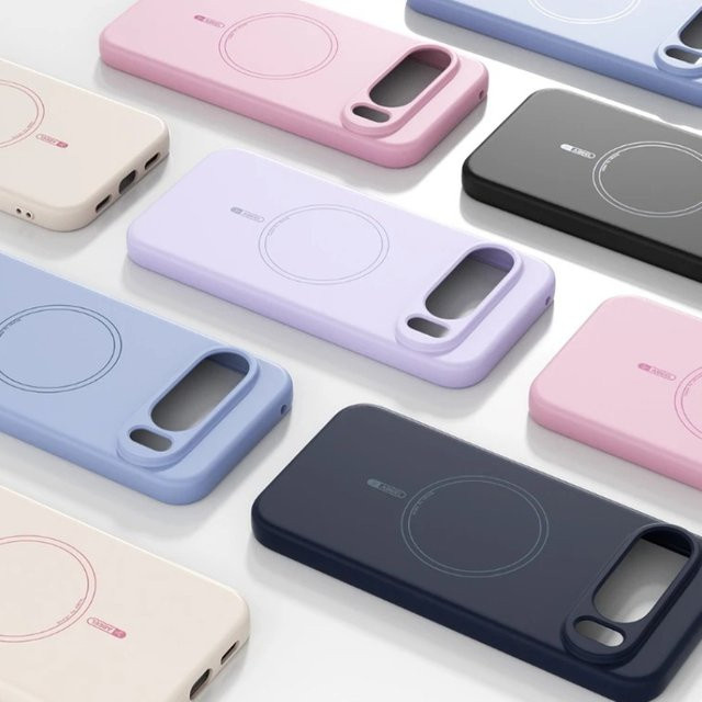 Silikon Schutzhülle mit Hautgefühl für Google Pixel 10A und 9A Pro XL, Magnetische Ladung, Stoßfest, Farbe: Blau - Bild 1