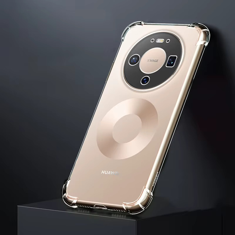 Stoßfeste Airbag Handyhülle aus Silikon für Huawei Mate Serie in Transparent - Bild 6