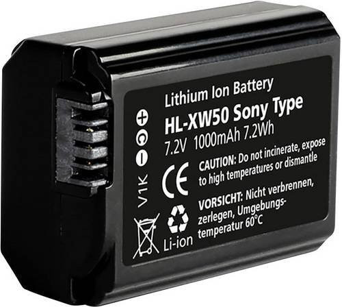 Hähnel Fototechnik HL-XW50 Kamera-Akku NP-FW50 7.2V 1000 mAh Schwarz - Bild 1