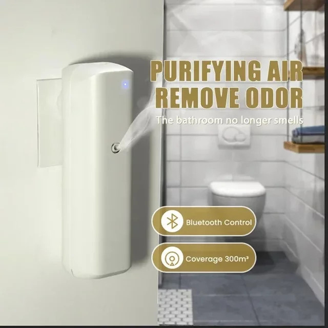 Aroma Diffusor mit Bluetooth und Sockel in Weiß von PDQ - Bild 1