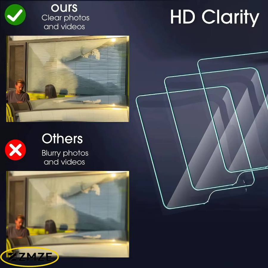 3er-Pack Samsung Galaxy Z Flip 5/6/7/7 FE Schutzglas für das Außendisplay, transparentes HD gehärtetes Glas mit Anti-Kratz-Schutz - Bild 5