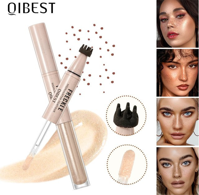 QIBEST Sommersprossen Kontur-Make-up, Matt, Unisex - Bild 1