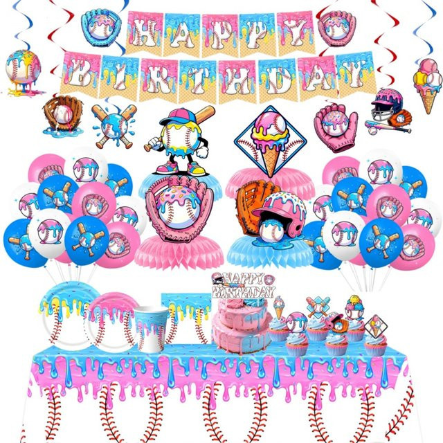 Brilliant Life Party Dekoration Set für Kinder mit Papptellern, Tassen, Servietten und Tischdecke in Mehrfarbig - Bild 1