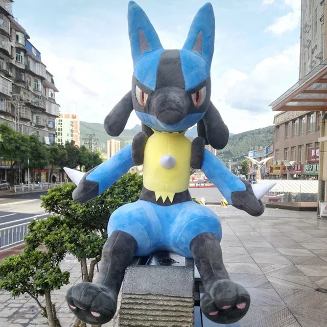 Potdemiel Lucario Pokémon Plüschtier, 48/73cm - Bild 1