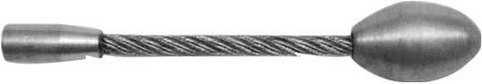 Klauke Federführungskopf mit Öse, M5-13mm, Silber - Bild 1