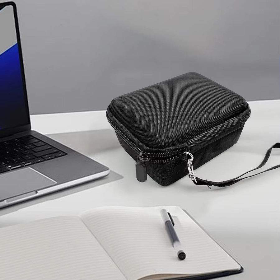 ALLOYSEED USB-C Flash-Laufwerk-Gehäuse und SD-Karten-Organizer in Schwarz - Bild 3