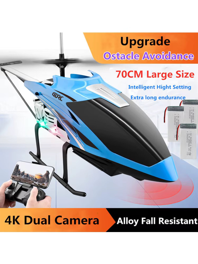 Tccicadas 4K HD WIFI FPV Hubschrauber, mit Hindernisvermeidung, LED-Licht - Bild 6