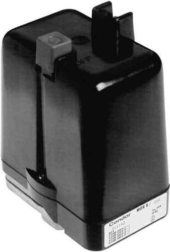 Condor Druckschalter MDR 5/5-K 500V in Schwarz mit IP54 Schutzart - Bild 1