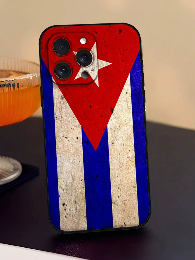 Mesuca Handyhülle mit Kuba-Flagge für iPhone 17 16 15 14 13 12 11 Pro Max Mini X Xs XR in Schwarz und Multicolour aus Silikon - Bild 6