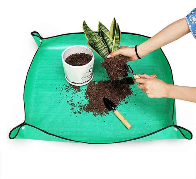 Wasserdichte und verdickte Gartenmatte von pengliu in Grün, B/B: 32 x 32 cm - Bild 1