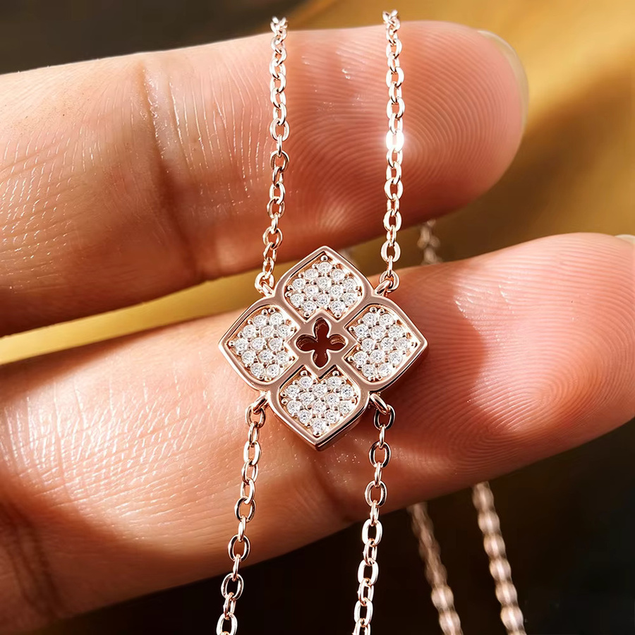 COSYA Halskette, 925 Silber, Moissanit, Damen - Bild 2