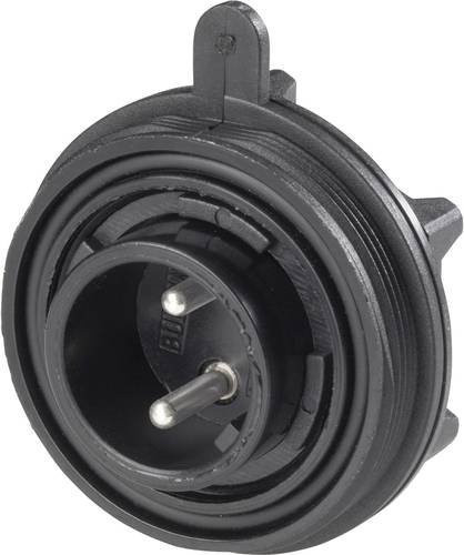 Bulgin PX0730/P Rundstecker Einbau-Stecker Serie 3 in Schwarz - Bild 1