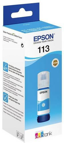 Epson 113 Cyan Nachfülltinte für EcoTank Tintenstrahldrucker (C13T06B240) - Bild 1