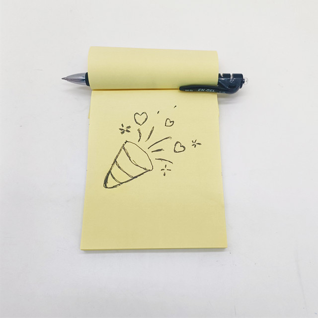 Selbstklebende Haftnotizen PRONOTI in Mehrfarben und Gelb, 100 Blatt, extra starke Haftung - Bild 1