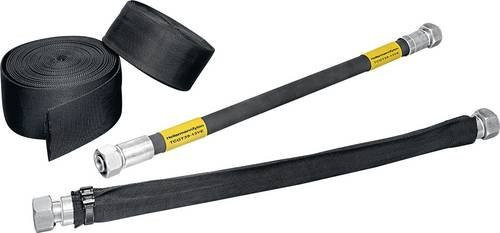 HellermannTyton Geflechtschlauch HEGWS25-PA6-BK aus Polyamid in Schwarz, Durchmesser: 15 mm, Länge: 50 m - Bild 1