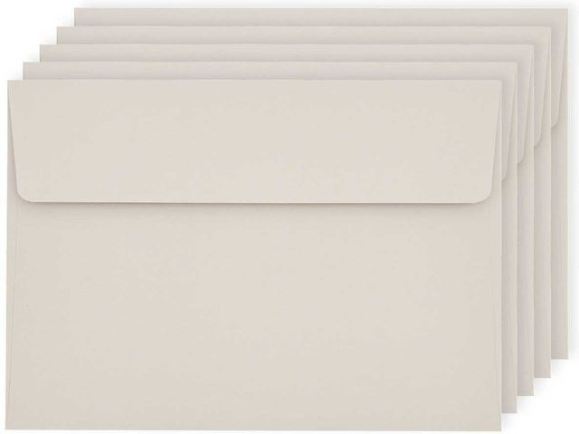 Rico Design Paper Poetry Luxury Umschläge B6 Hellgrau - Bild 1