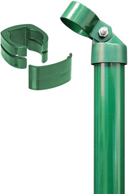 Alberts Fix-Clip Pro Eck-Set für Zaun in Grün, Höhe: 102 cm, zum Einbetonieren - Bild 1