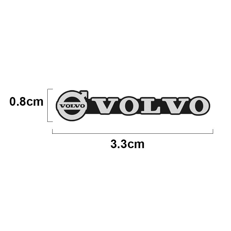 4er Set Volvo Auto Audio Lautsprecher Emblem Aufkleber in Silber für XC60 V40 XC40 V60 XC90 S60 V70 S90 CX70 V90 EX90 Zubehör - Bild 3