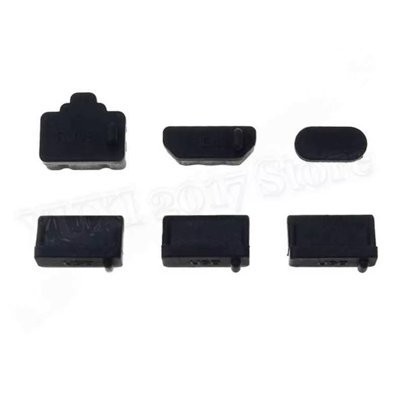 Yu Xi Staubdichte Silikon-Schutzstecker für USB und HDMI Anschlüsse für PS3 PS4 PS5 in Lila - Bild 2