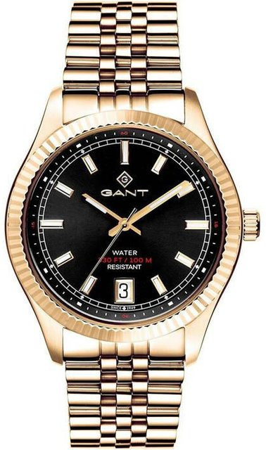Gant Herrenuhr, Quarz, Edelstahl, Blau, 10 ATM - Bild 1
