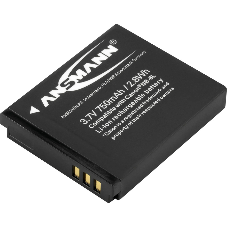 Ansmann A-Can NB Kamera-Akku Li-Ion, Schwarz - Bild 1