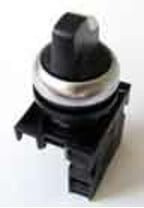 Eaton Wahltaster 2S, 3-stufig, Front M22-WRK3/K20, Schwarz, IP66 - Bild 1