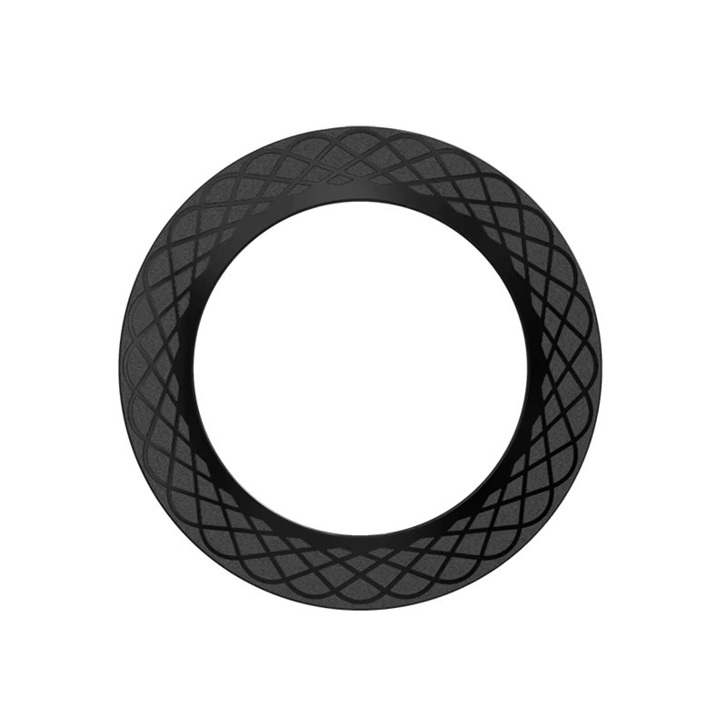 QGhappy Magnetische Telefonringplatte für MagSafe kabelloses Laden, schwarzer Magnetfolien-Aufkleber für iPhone und Samsung Handyhalterungen im Auto - Bild 6
